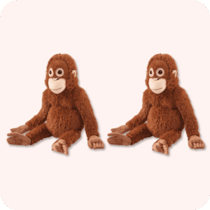 Orangutan Plush 2PCS